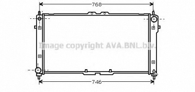 AVA QUALITY COOLING fd2181 -  Радиатор, охлаждение двигателя